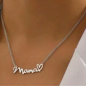 NWT Silver Mama necklace